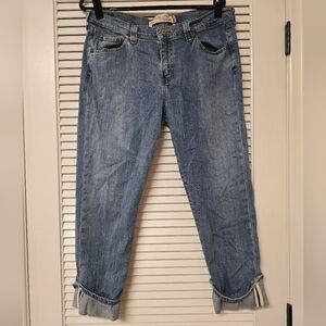 Levi's - (Plus-Size) Vintage 505 Nouveau Low Straight Cotton Crop Denim Jeans